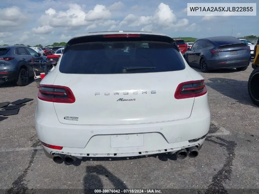 WP1AA2A5XJLB22855 2018 Porsche Macan Sport Edition