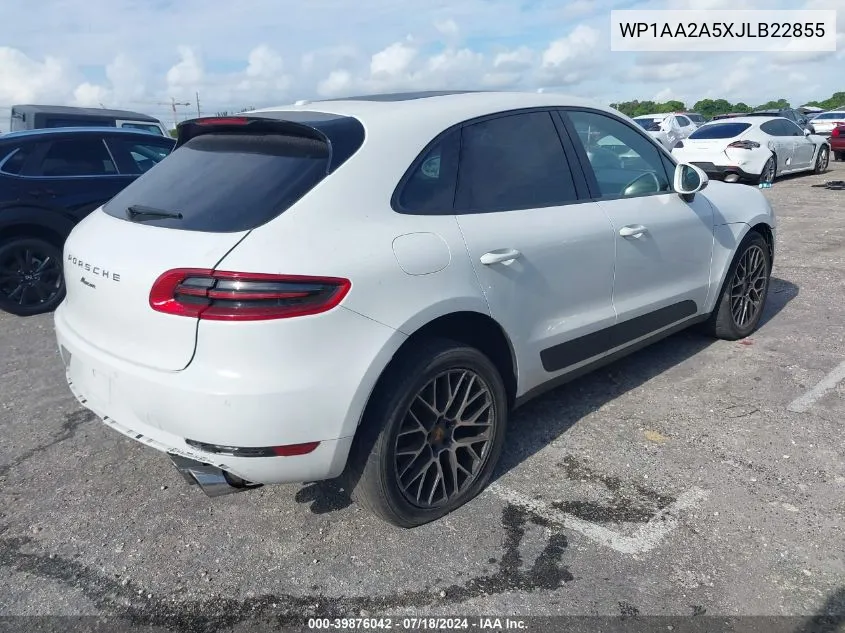 2018 Porsche Macan Sport Edition VIN: WP1AA2A5XJLB22855 Lot: 39876042