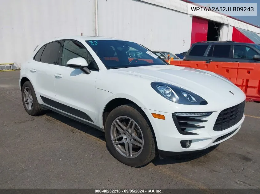 2018 Porsche Macan VIN: WP1AA2A52JLB09243 Lot: 40232215