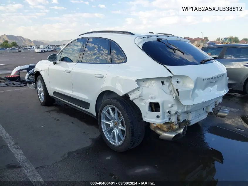 WP1AB2A5XJLB38812 2018 Porsche Macan S