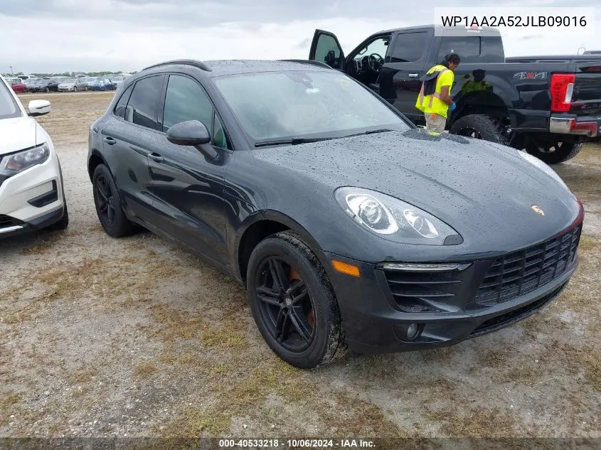 2018 Porsche Macan VIN: WP1AA2A52JLB09016 Lot: 40533218