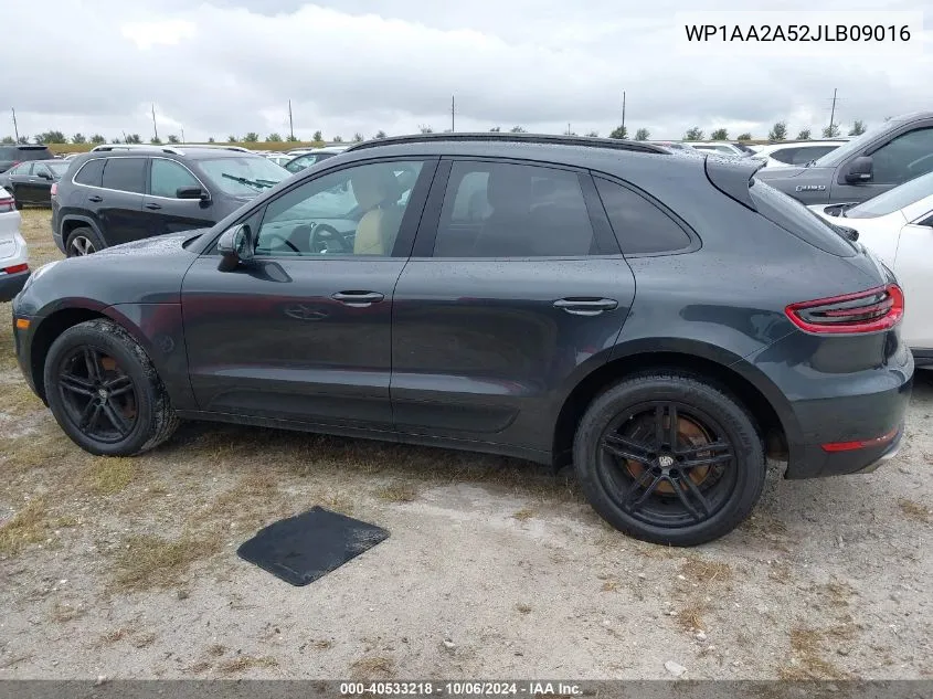 2018 Porsche Macan VIN: WP1AA2A52JLB09016 Lot: 40533218