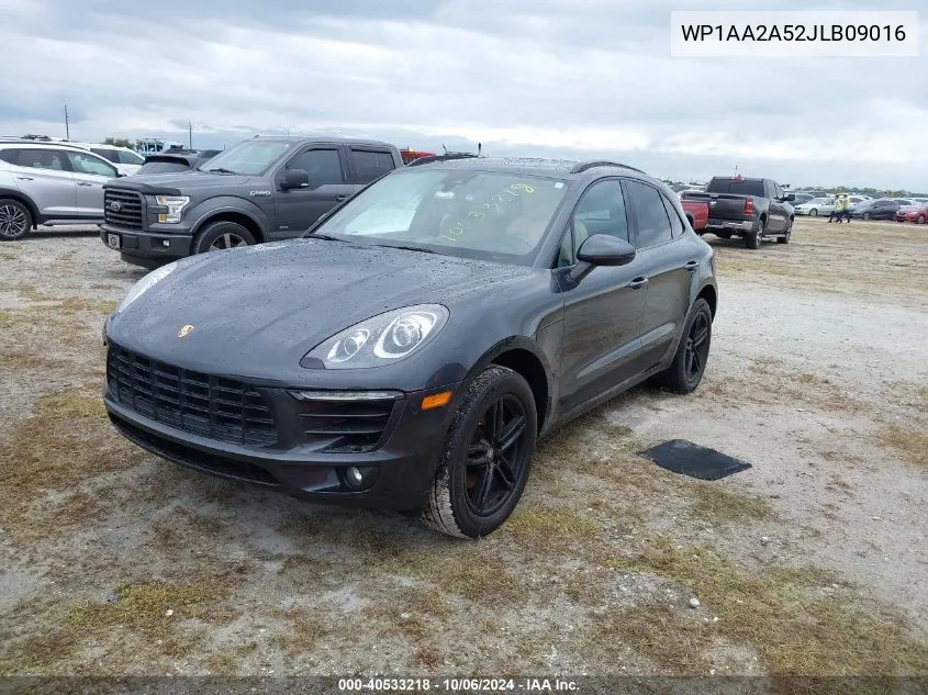 2018 Porsche Macan VIN: WP1AA2A52JLB09016 Lot: 40533218