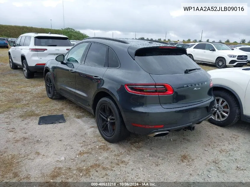 2018 Porsche Macan VIN: WP1AA2A52JLB09016 Lot: 40533218