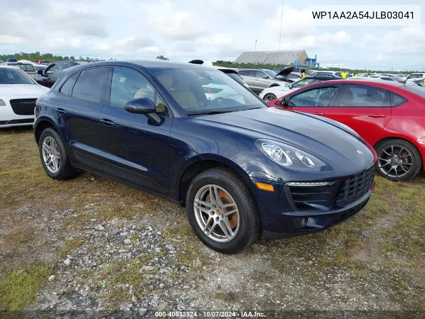 2018 Porsche Macan VIN: WP1AA2A54JLB03041 Lot: 40533924