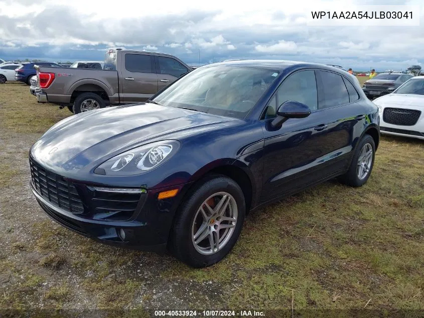 2018 Porsche Macan VIN: WP1AA2A54JLB03041 Lot: 40533924