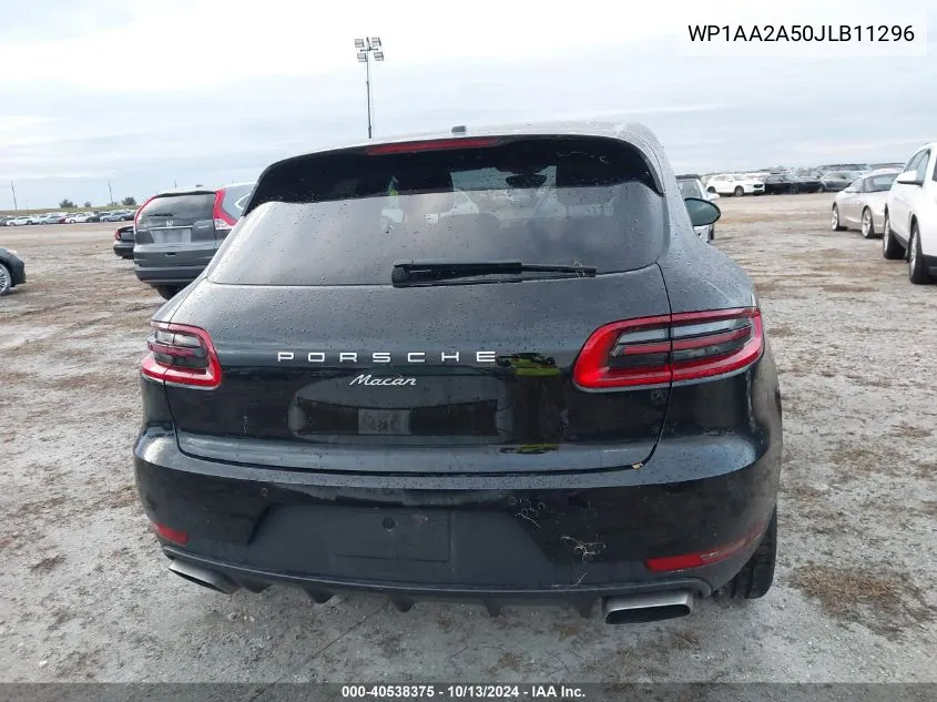 2018 Porsche Macan VIN: WP1AA2A50JLB11296 Lot: 40538375