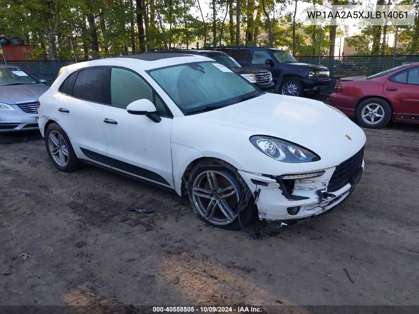 2018 Porsche Macan VIN: WP1AA2A5XJLB14061 Lot: 40558505