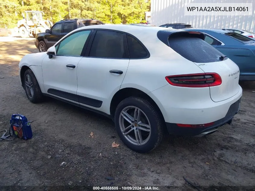 WP1AA2A5XJLB14061 2018 Porsche Macan