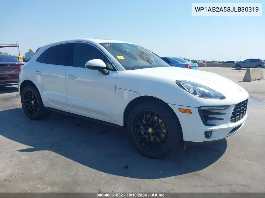 2018 Porsche Macan S VIN: WP1AB2A58JLB30319 Lot: 40561832