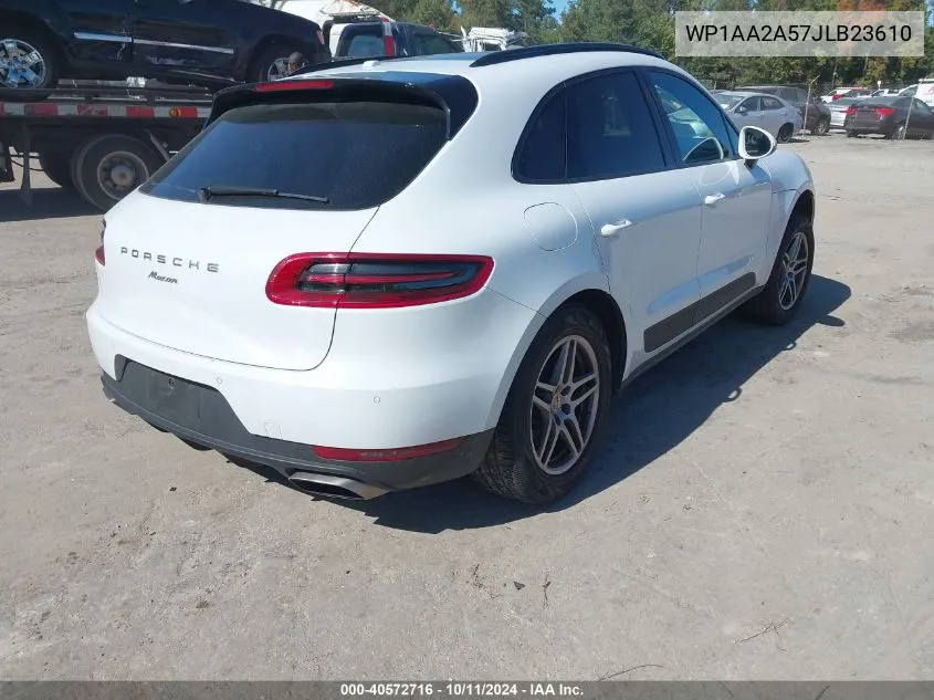 2018 Porsche Macan VIN: WP1AA2A57JLB23610 Lot: 40572716