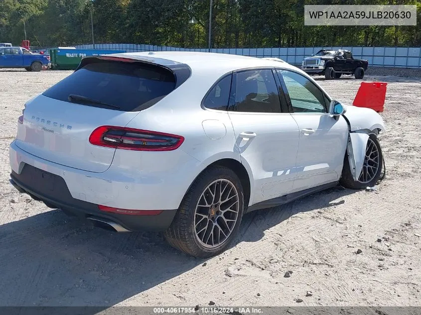 2018 Porsche Macan VIN: WP1AA2A59JLB20630 Lot: 40617954