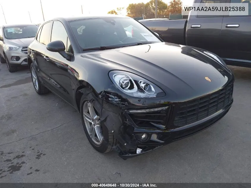 2018 Porsche Macan Sport Edition VIN: WP1AA2A59JLB25388 Lot: 40649648