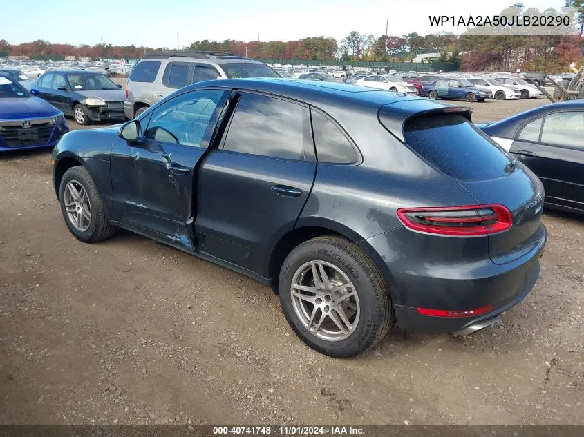 2018 Porsche Macan Sport Edition VIN: WP1AA2A50JLB20290 Lot: 40741748