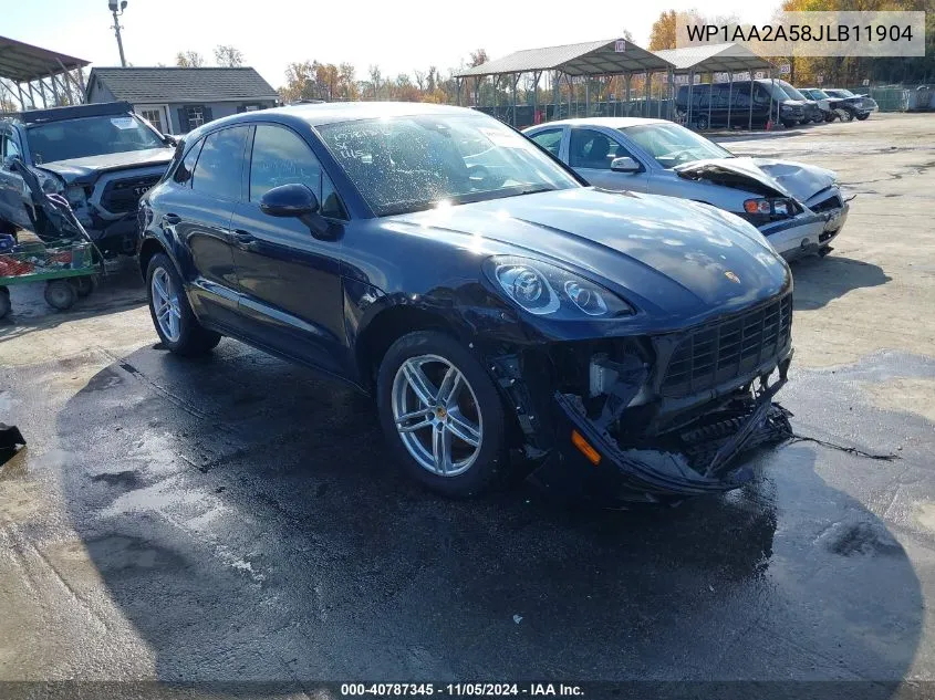 2018 Porsche Macan VIN: WP1AA2A58JLB11904 Lot: 40787345