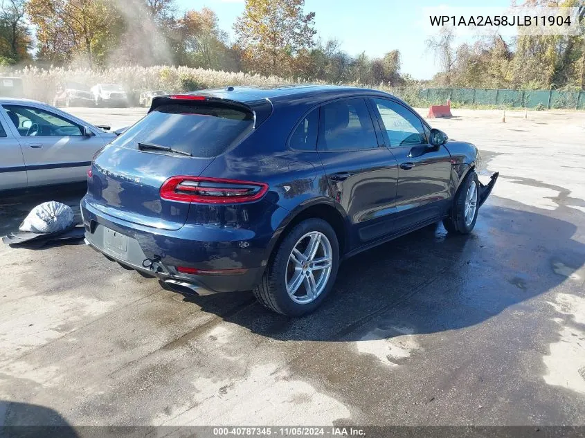 2018 Porsche Macan VIN: WP1AA2A58JLB11904 Lot: 40787345