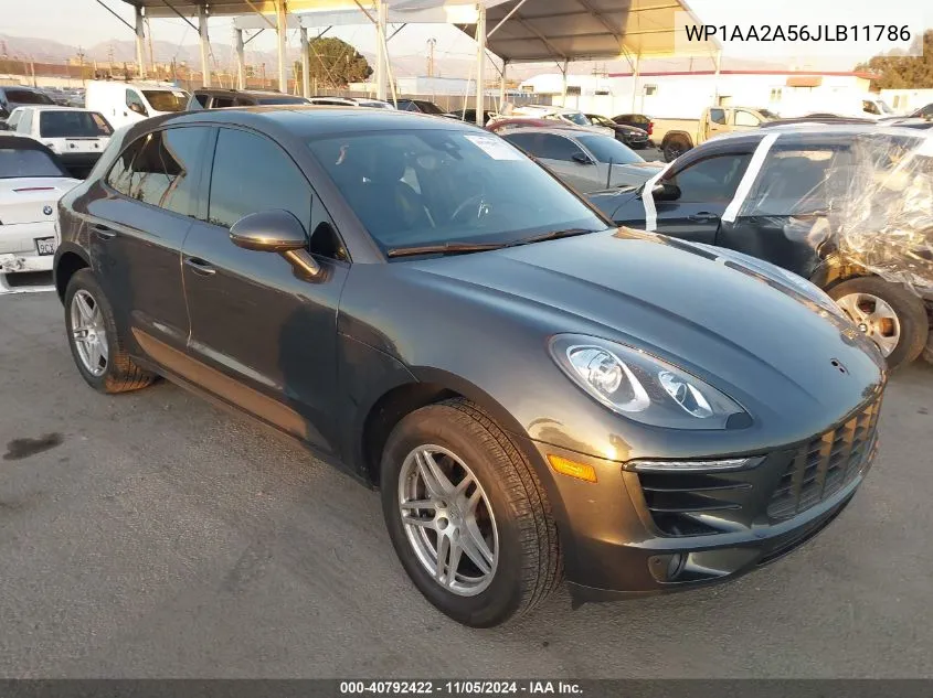 2018 Porsche Macan VIN: WP1AA2A56JLB11786 Lot: 40792422