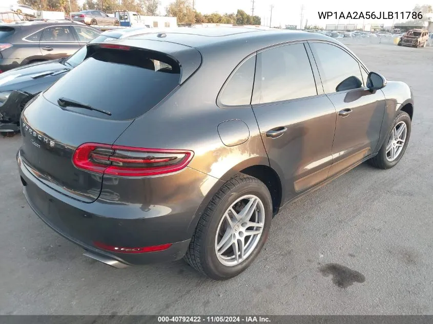 2018 Porsche Macan VIN: WP1AA2A56JLB11786 Lot: 40792422