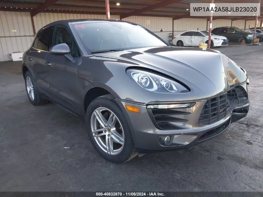 2018 Porsche Macan VIN: WP1AA2A58JLB23020 Lot: 40832870