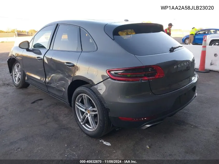 2018 Porsche Macan VIN: WP1AA2A58JLB23020 Lot: 40832870