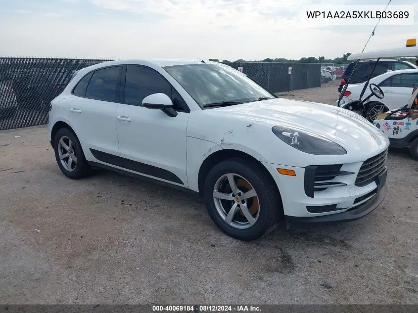 WP1AA2A5XKLB03689 2019 Porsche Macan