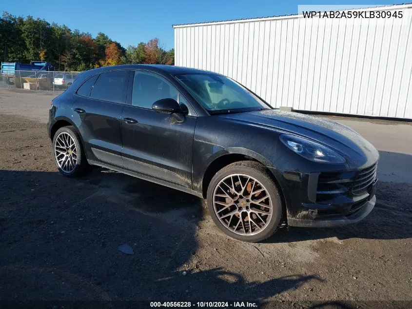 2019 Porsche Macan S VIN: WP1AB2A59KLB30945 Lot: 40556228