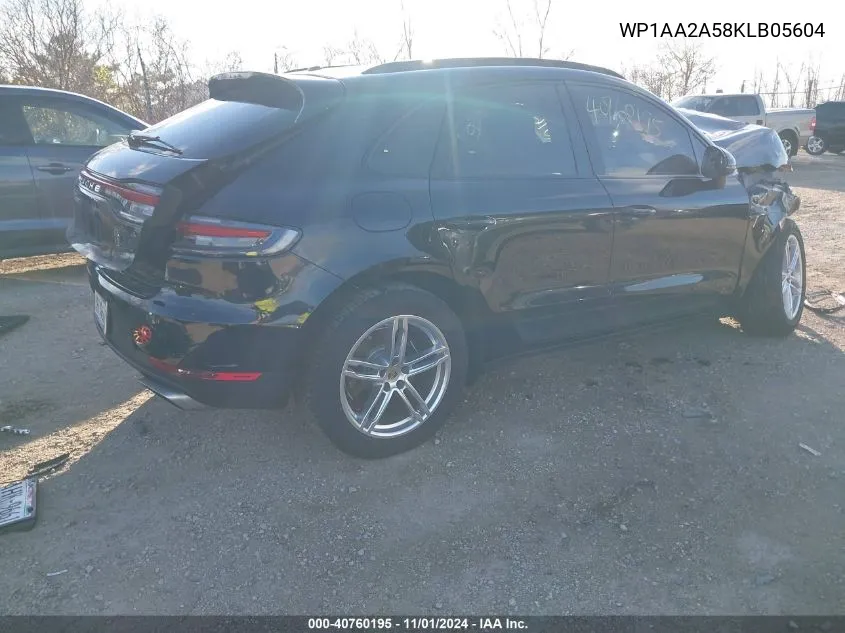 2019 Porsche Macan VIN: WP1AA2A58KLB05604 Lot: 40760195