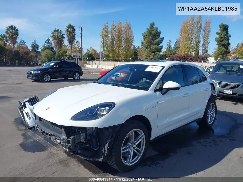 2019 Porsche Macan VIN: WP1AA2A54KLB01985 Lot: 40849914