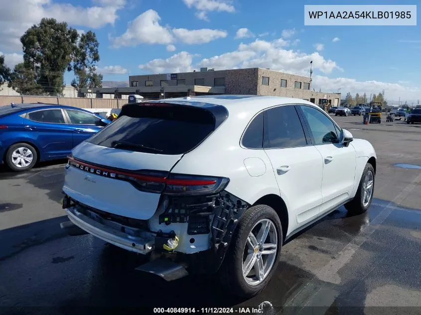 2019 Porsche Macan VIN: WP1AA2A54KLB01985 Lot: 40849914