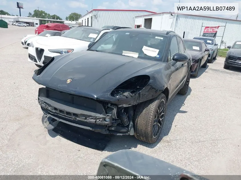 2020 Porsche Macan VIN: WP1AA2A59LLB07489 Lot: 40081088