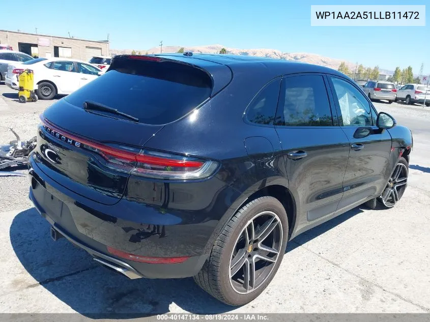 2020 Porsche Macan VIN: WP1AA2A51LLB11472 Lot: 40147134