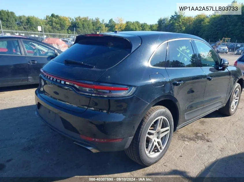 2020 Porsche Macan VIN: WP1AA2A57LLB03733 Lot: 40307595