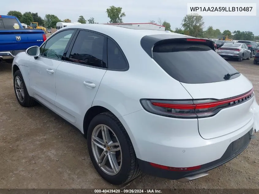 WP1AA2A59LLB10487 2020 Porsche Macan