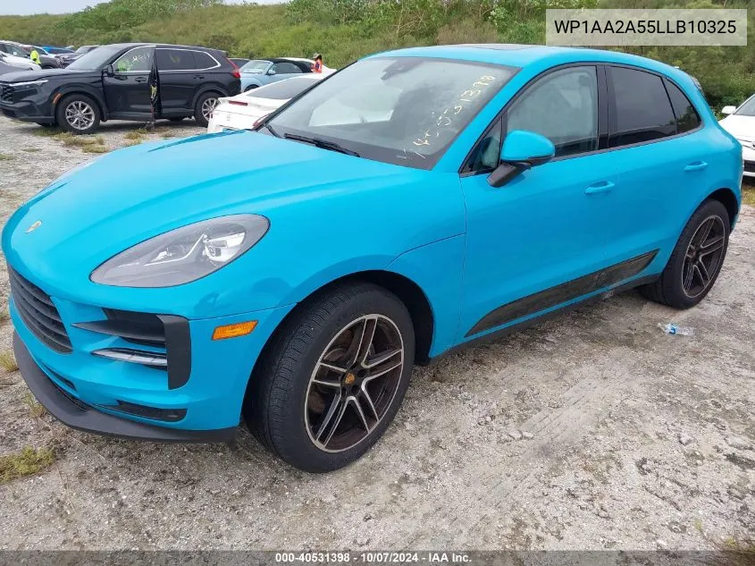 2020 Porsche Macan VIN: WP1AA2A55LLB10325 Lot: 40531398