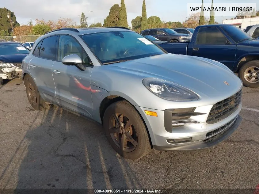 2020 Porsche Macan VIN: WP1AA2A58LLB09458 Lot: 40816851