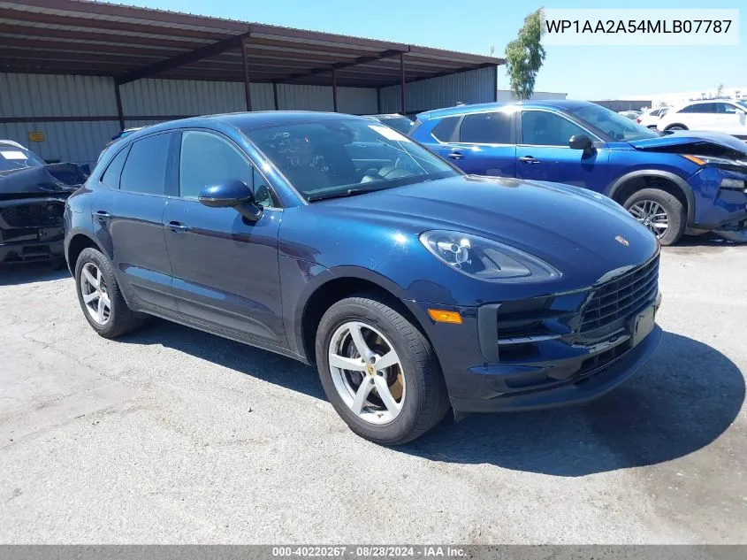 2021 Porsche Macan VIN: WP1AA2A54MLB07787 Lot: 40220267