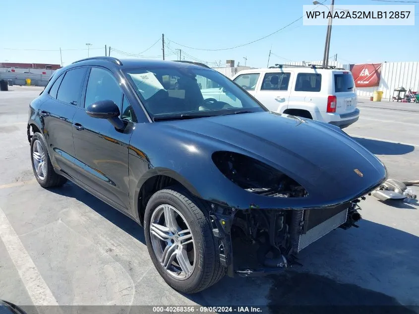 2021 Porsche Macan VIN: WP1AA2A52MLB12857 Lot: 40268356