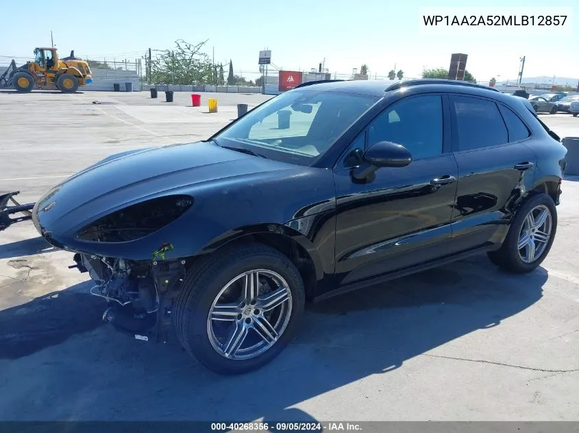 2021 Porsche Macan VIN: WP1AA2A52MLB12857 Lot: 40268356