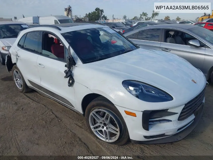 2021 Porsche Macan VIN: WP1AA2A53MLB06565 Lot: 40292027