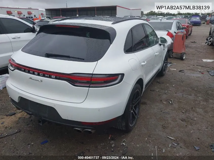 WP1AB2A57MLB38139 2021 Porsche Macan S