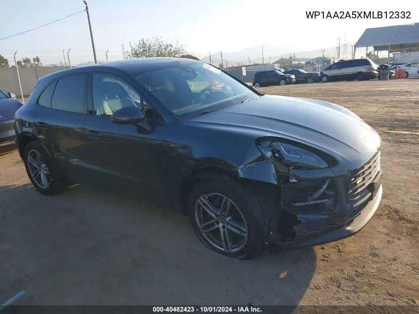 2021 Porsche Macan VIN: WP1AA2A5XMLB12332 Lot: 40482423