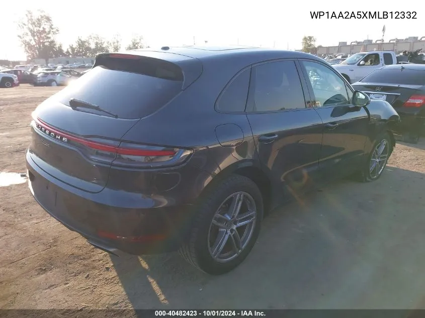 WP1AA2A5XMLB12332 2021 Porsche Macan