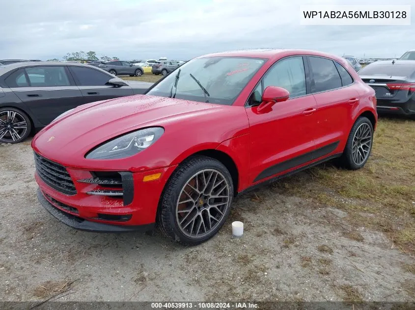 2021 Porsche Macan S VIN: WP1AB2A56MLB30128 Lot: 40539913