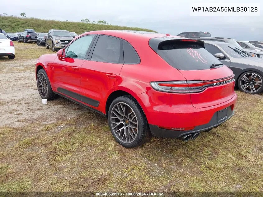 2021 Porsche Macan S VIN: WP1AB2A56MLB30128 Lot: 40539913