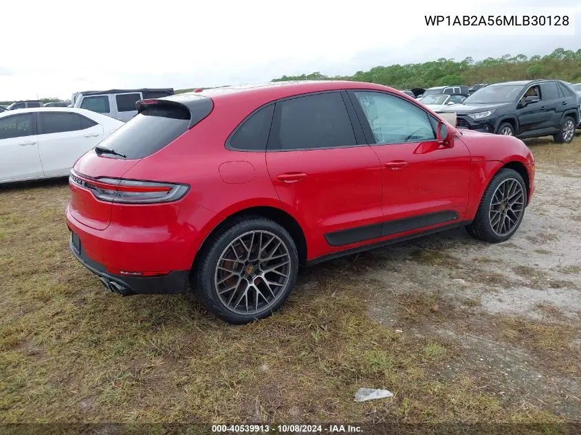 2021 Porsche Macan S VIN: WP1AB2A56MLB30128 Lot: 40539913