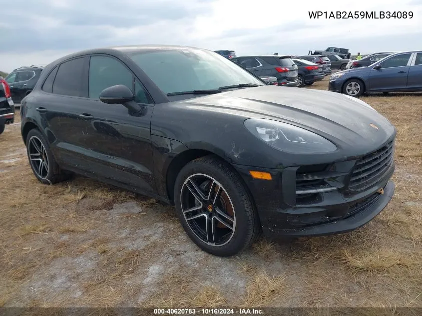 2021 Porsche Macan S VIN: WP1AB2A59MLB34089 Lot: 40620783