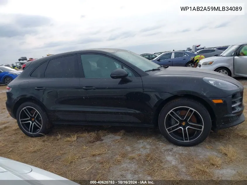 2021 Porsche Macan S VIN: WP1AB2A59MLB34089 Lot: 40620783