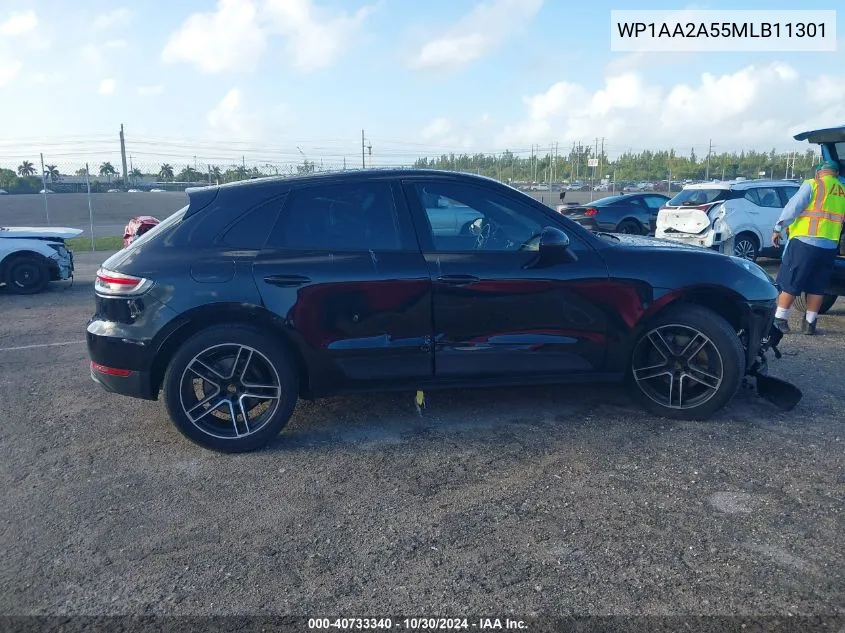 2021 Porsche Macan VIN: WP1AA2A55MLB11301 Lot: 40733340