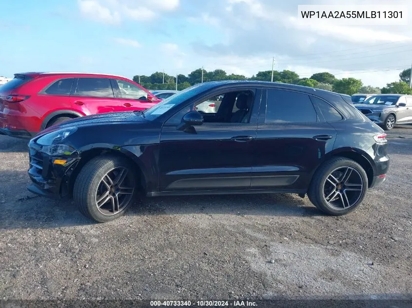 2021 Porsche Macan VIN: WP1AA2A55MLB11301 Lot: 40733340