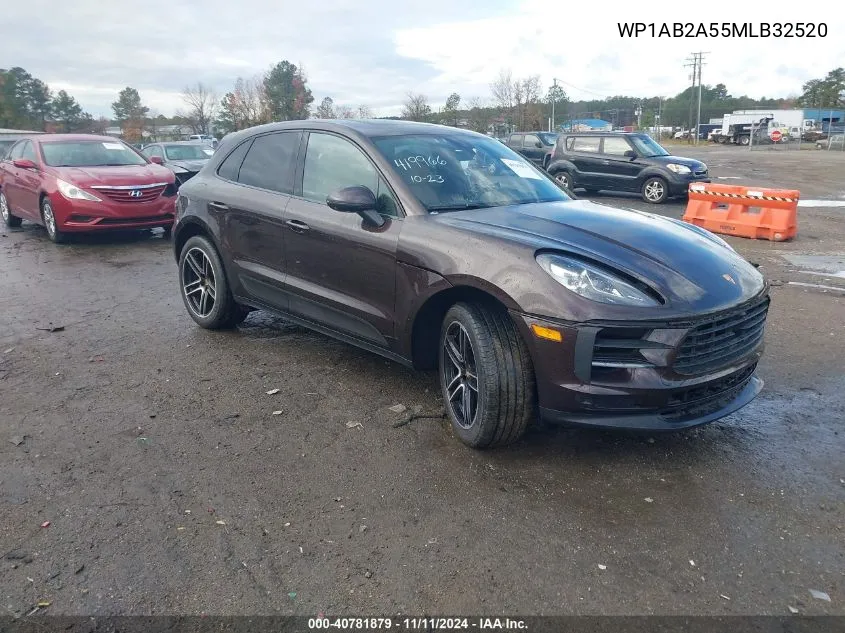 2021 Porsche Macan S VIN: WP1AB2A55MLB32520 Lot: 40781879